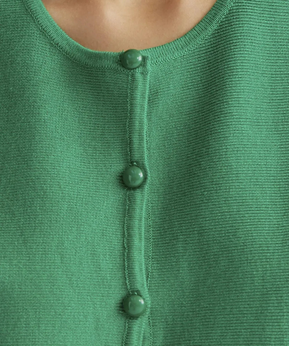Gilet top en maille vert de Compañía Fantástica