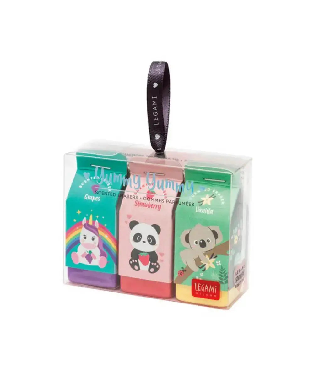 Set de gommes parfumées Yummy de la marque Legami