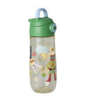 Gourde pour enfant motif Héros vert de Rice sur un fond blanc