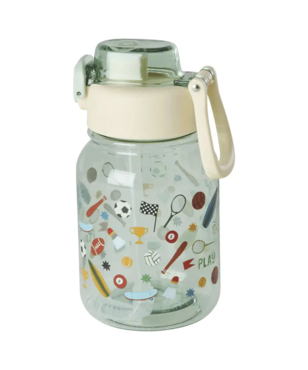 Gourde pour enfant motifs Sports de la marque Rice - sur fond blanc