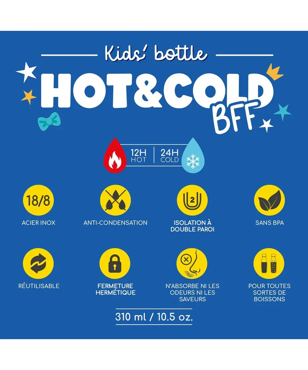 Gourde Thermique pour Enfant - Penguin - Hot&Cold BFF Legami