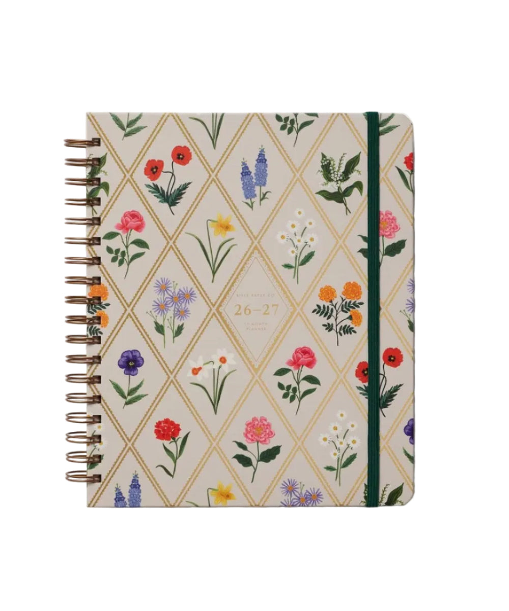 Grand agenda 17 mois Garden Study de Rifle Paper Co.