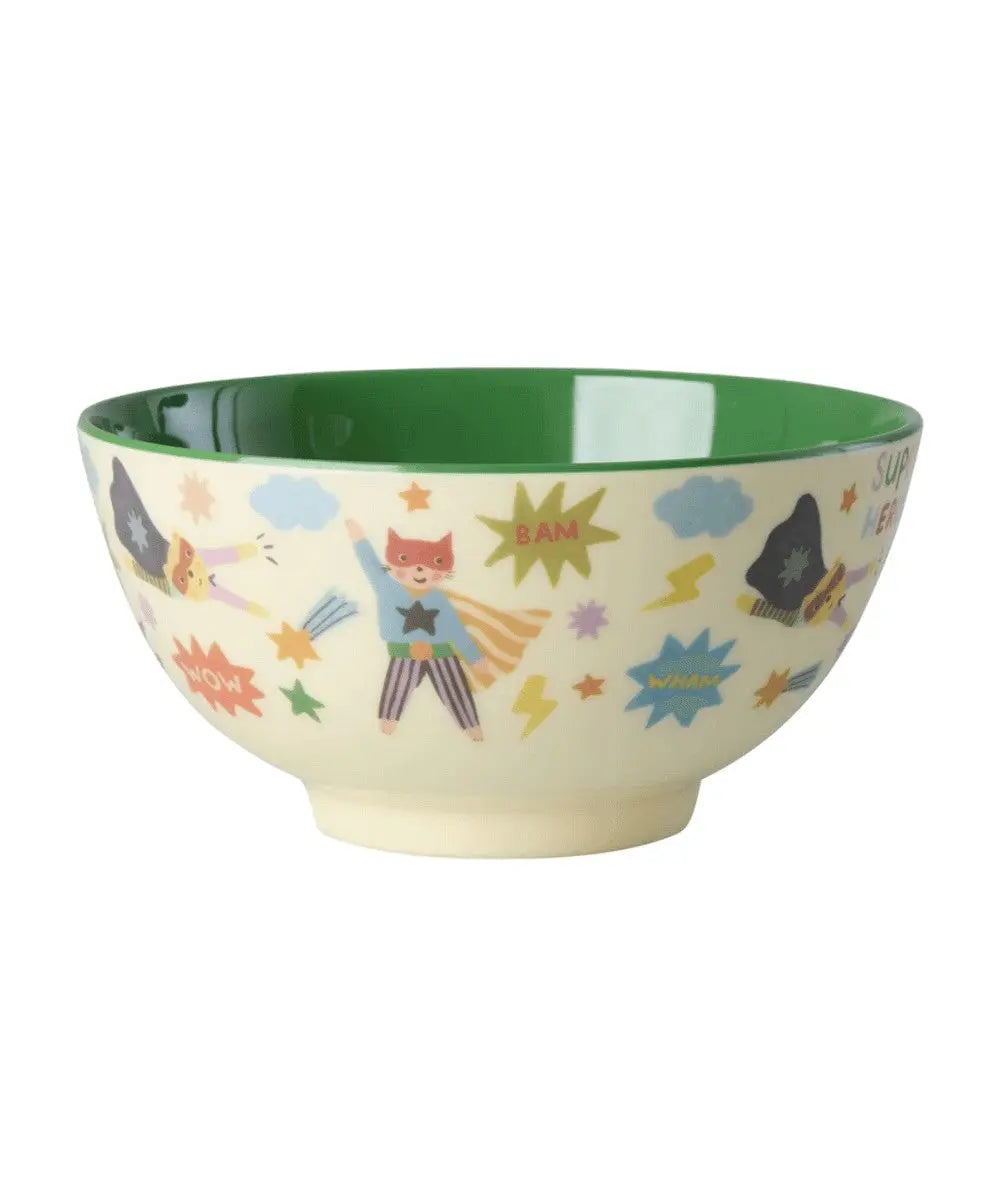 Grand bol mélamine Héros Vert | Rice