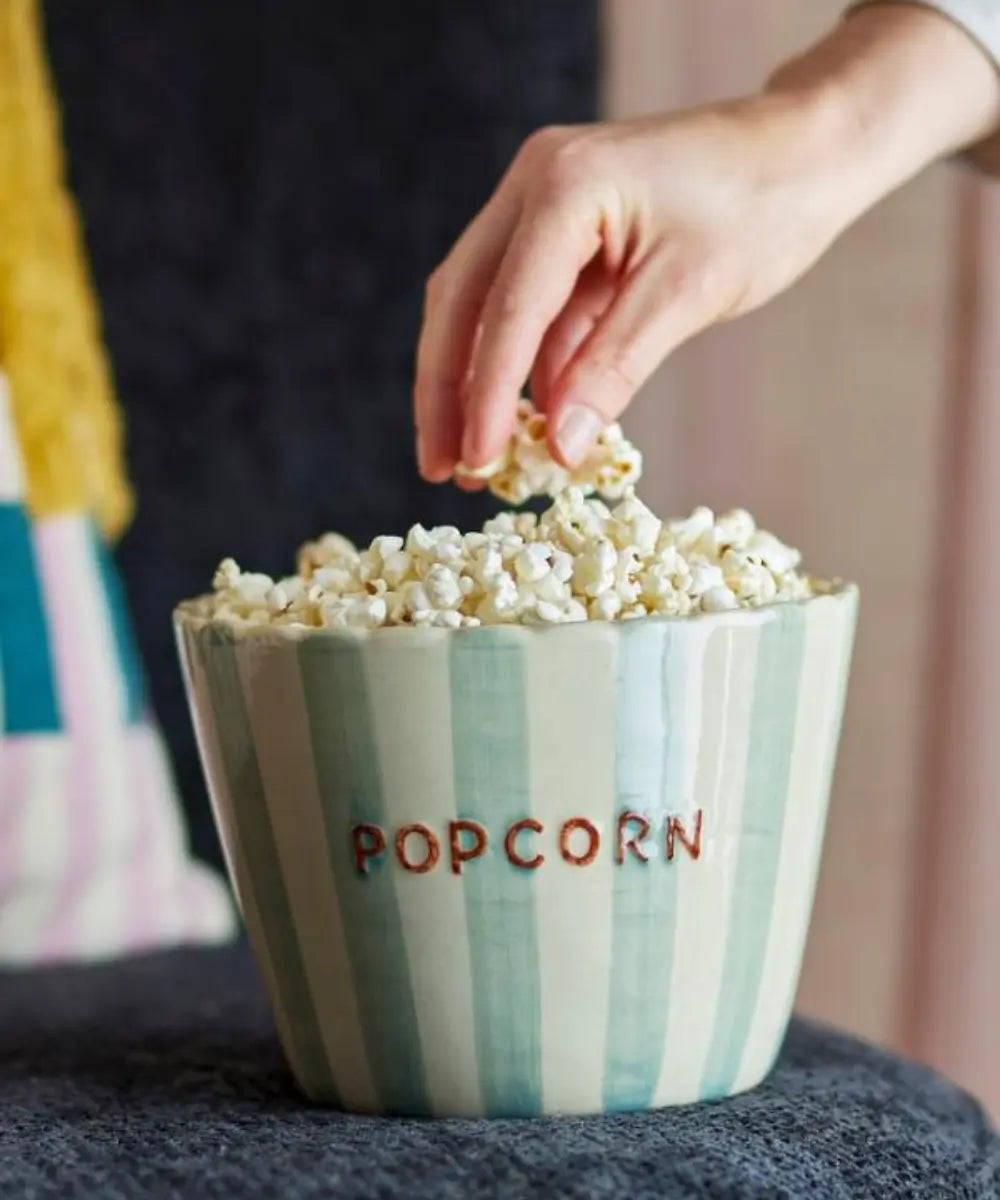 Grand bol en grès Pop-Corn | Bloomingville