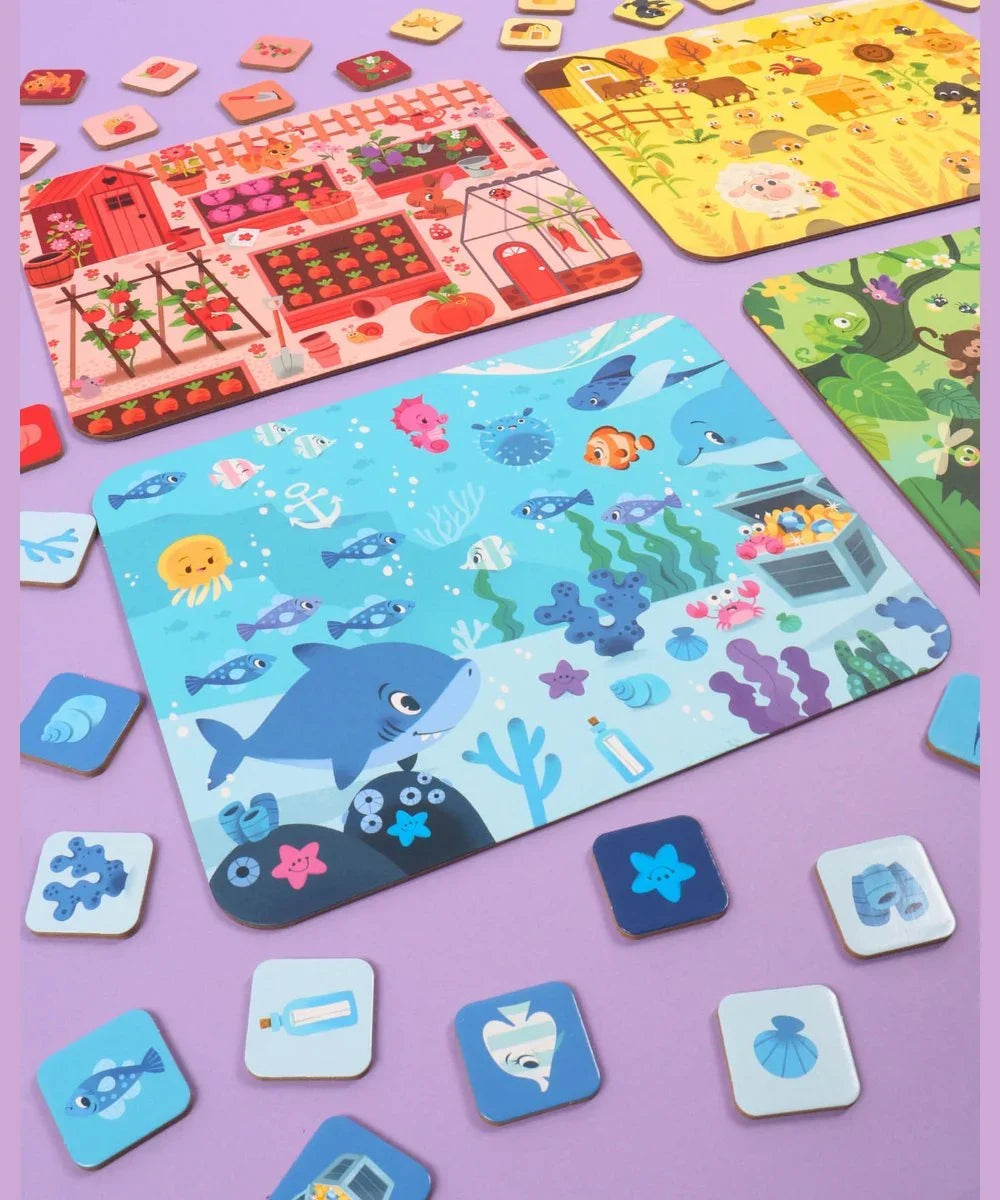 Gros plan en situation de Grand jeu - mon jeu de cherche et trouve des tout-petits de la marque Auzou