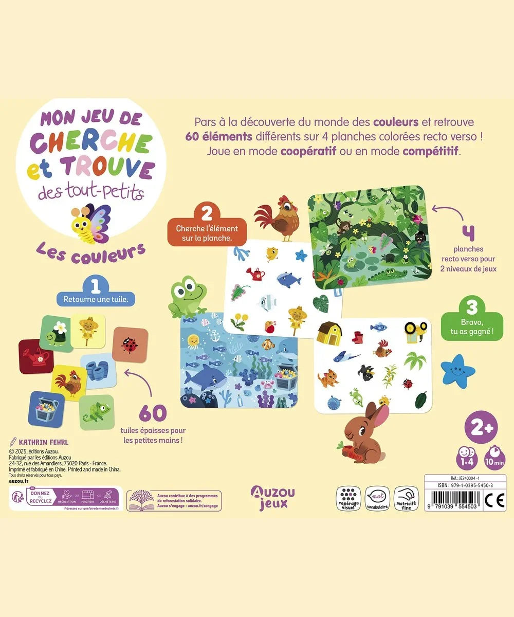Vue en situation de Grand jeu - mon jeu de cherche et trouve des tout-petits de la marque Auzou