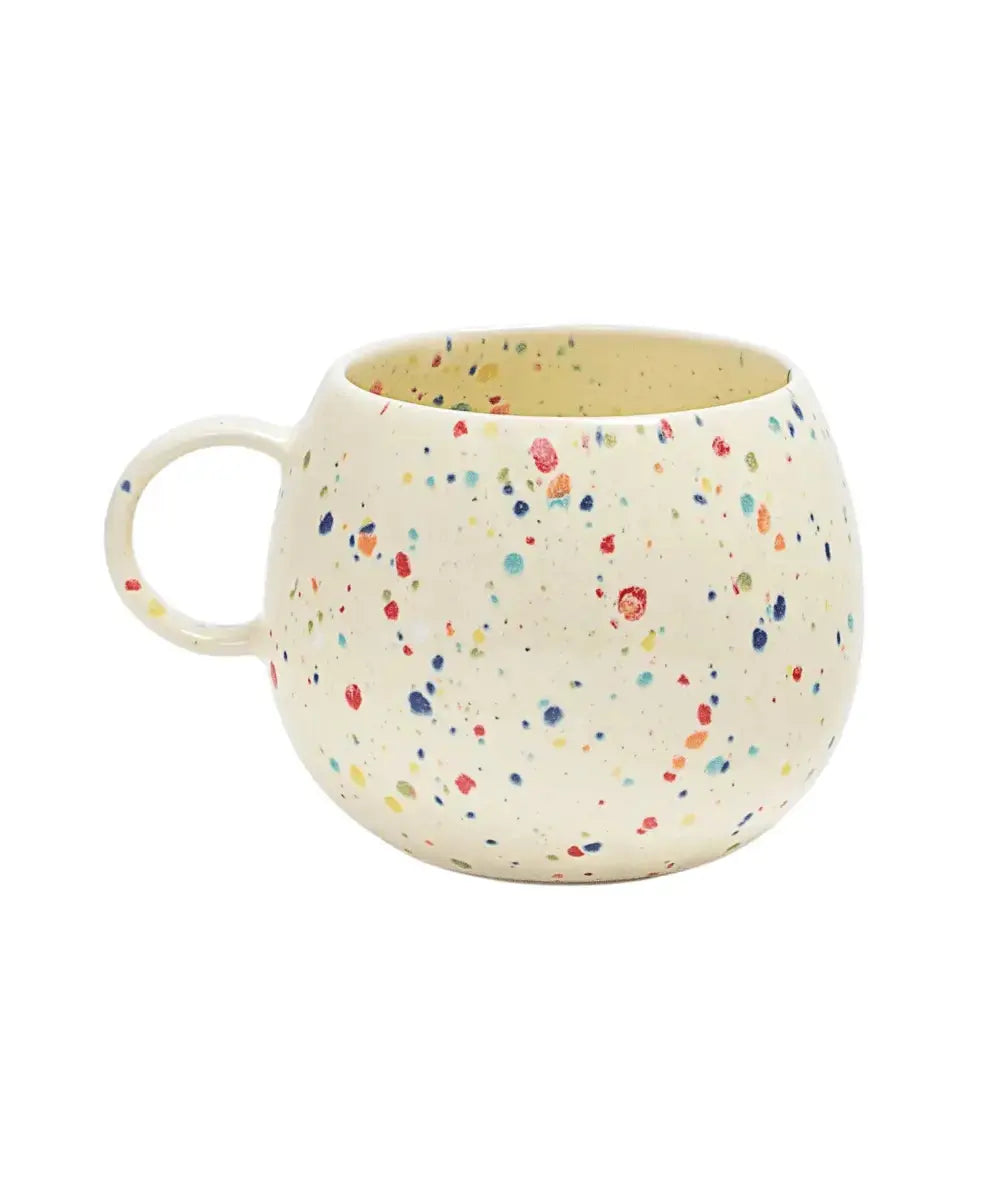 Grand mug Party Ball Jaune pastel de la marque Egg Back Home
