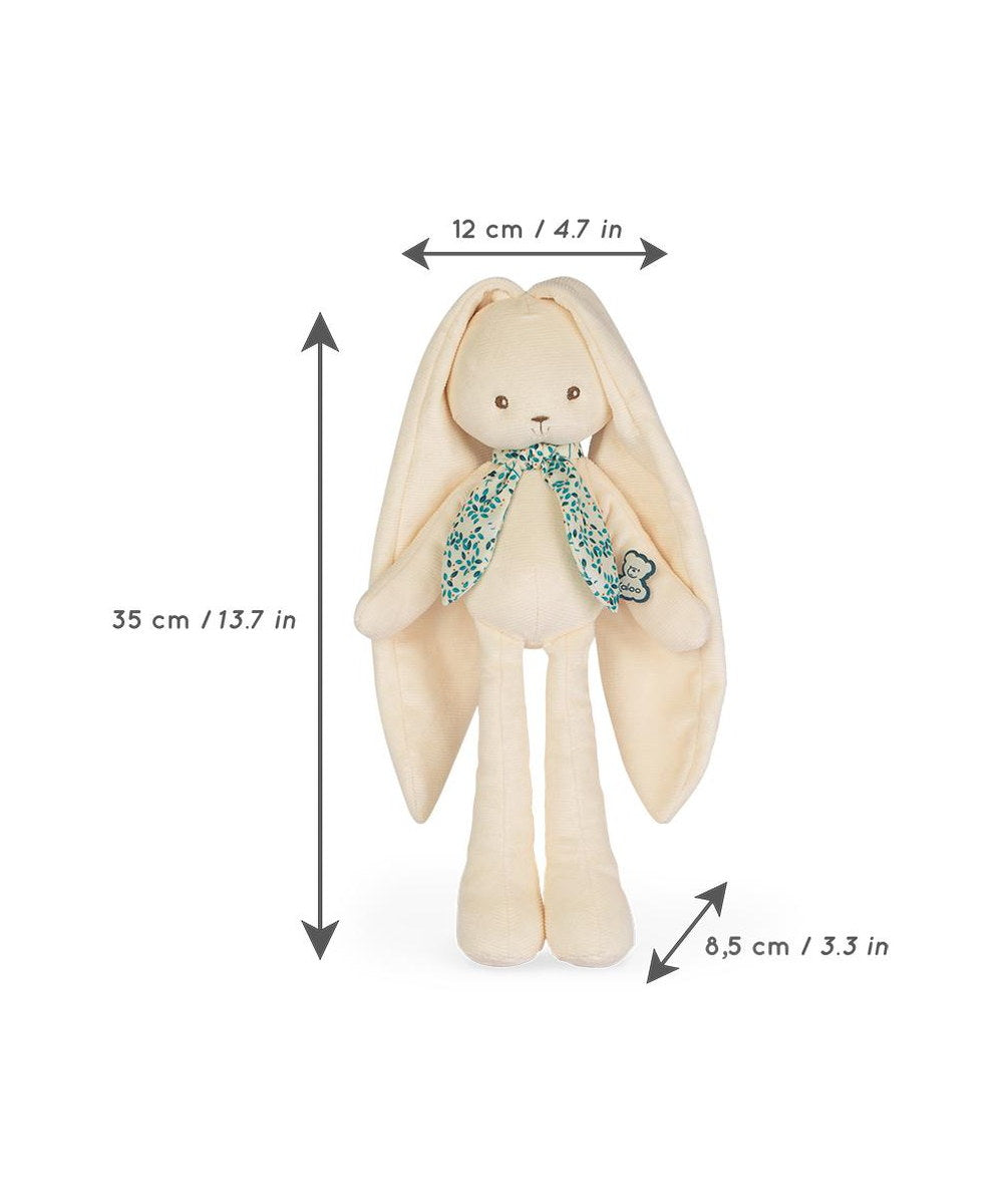 Grand pantin Lapin crème Lapinoo 35 cm de la marque Kaloo, sur fond blanc
