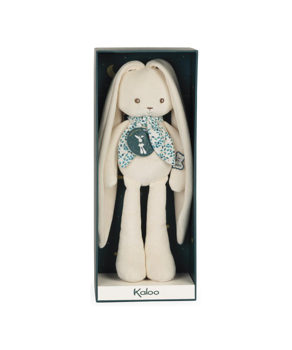 Grand pantin Lapin crème Lapinoo 35 cm de la marque Kaloo, sur fond blanc