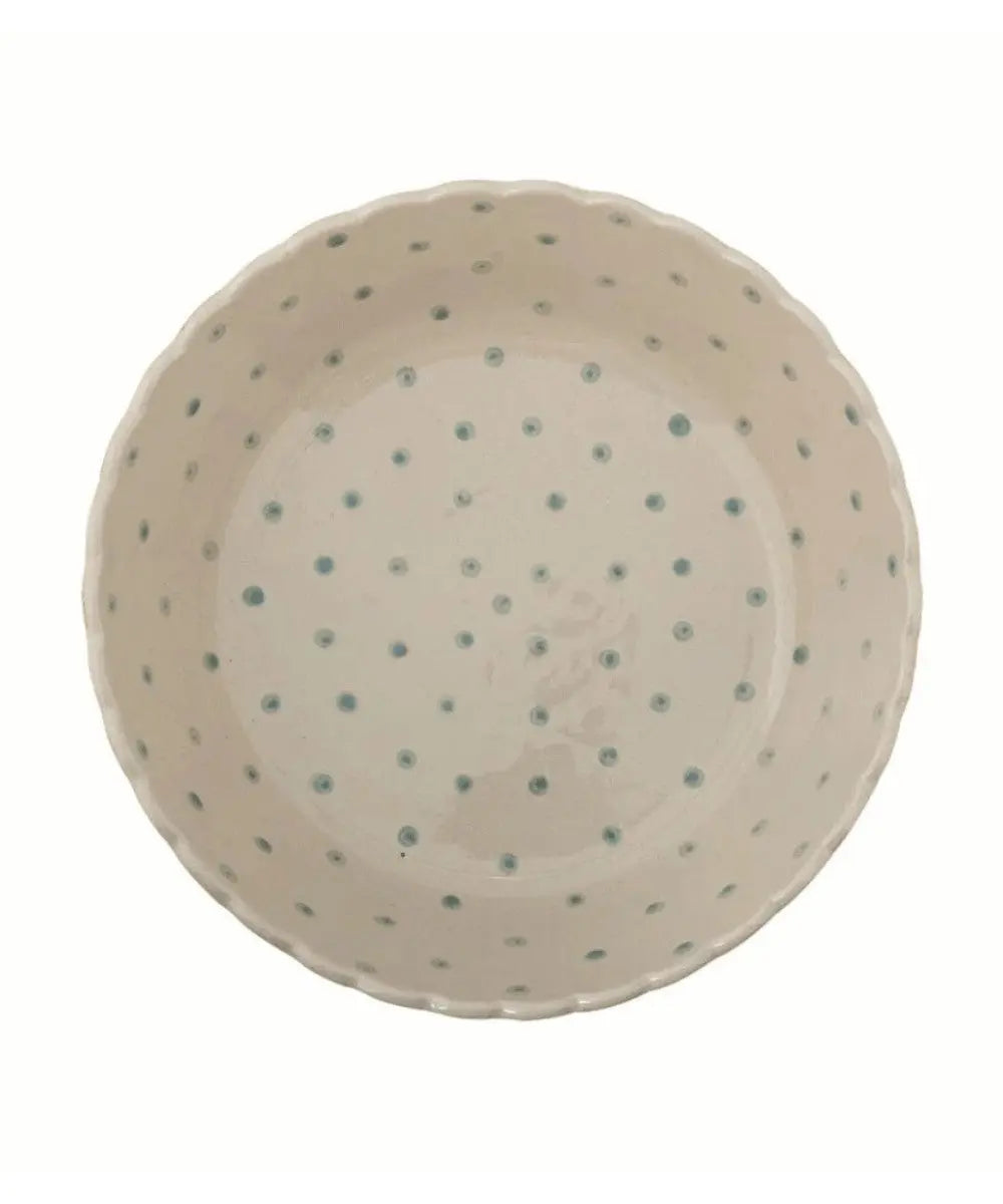 Intérieur à pois du Grand plat Chips de Bloomingville