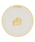 Grande assiette en céramique Le Gâteau de la marque Atelier Pistache