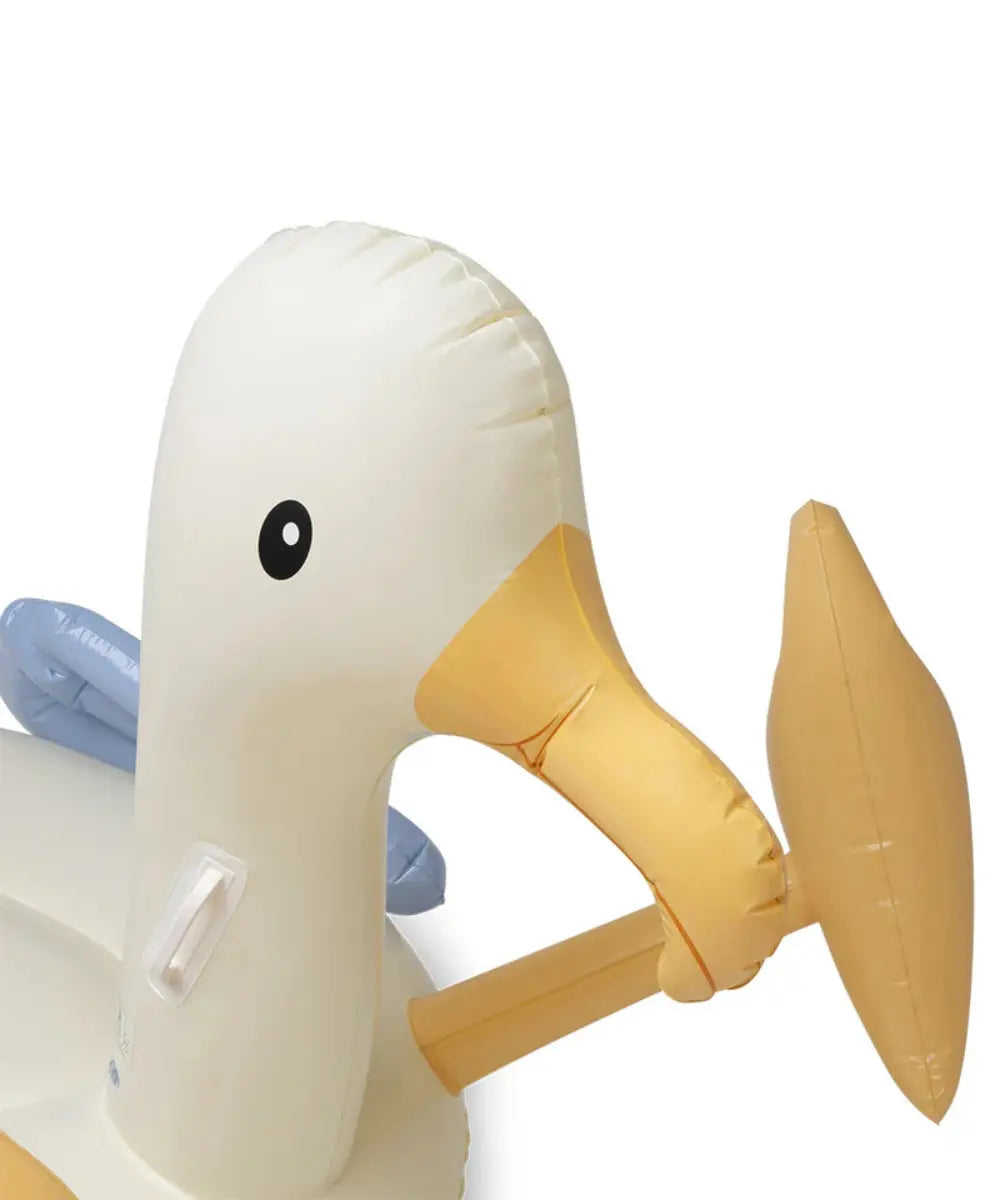 Grand matelas gonflable en forme de mouette de la marque Swim Essentials