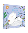 Livre a toucher histoires a caliner vive l hiver auzou avec matieres tactiles.
