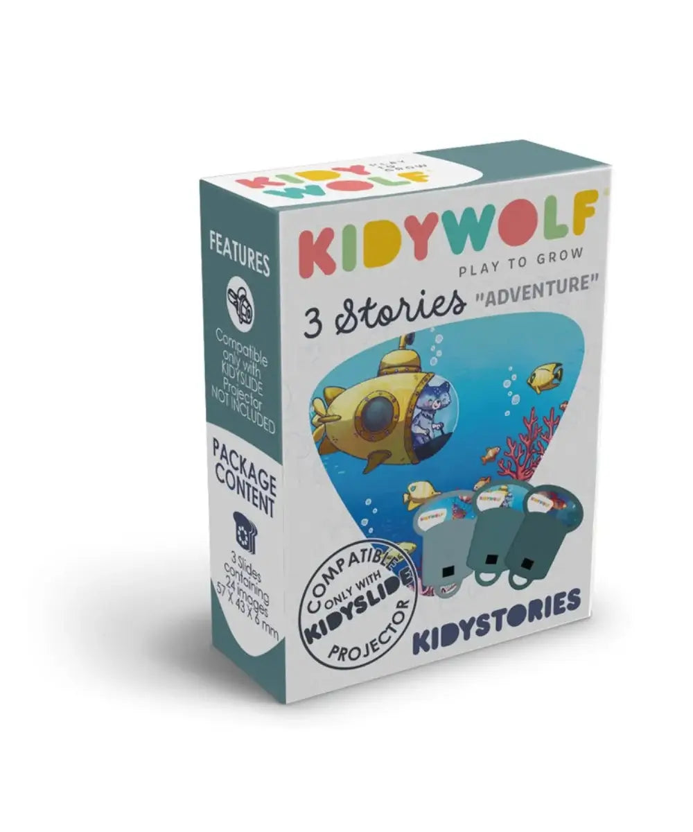 Histoires Kidystories Aventures pour Kidyslide Kidywolf