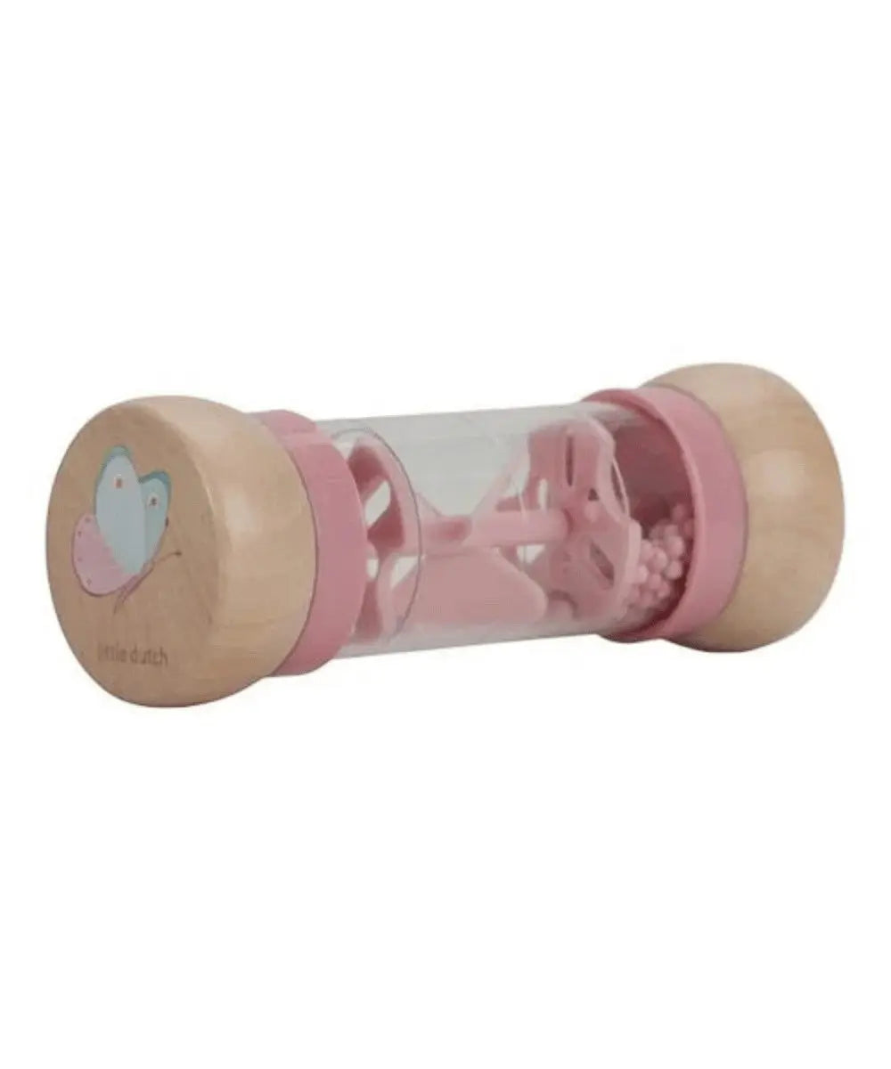 Hochet de Pluie Rose Fairy Garden de la marque pour enfant Little Dutch