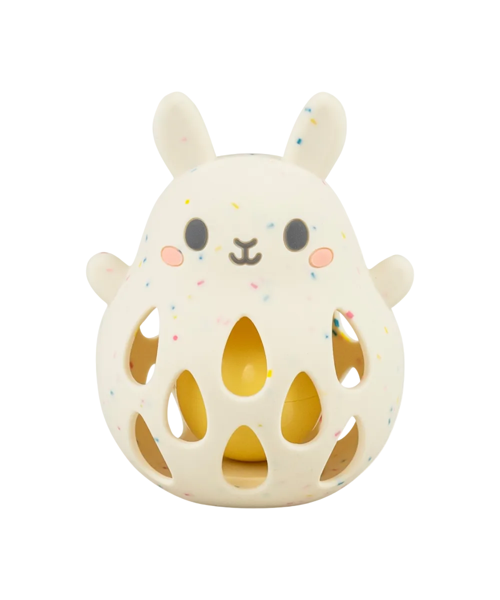 Hochet lapin en silicone de Tiger Tribe adapté pour les enfants dès la naissance