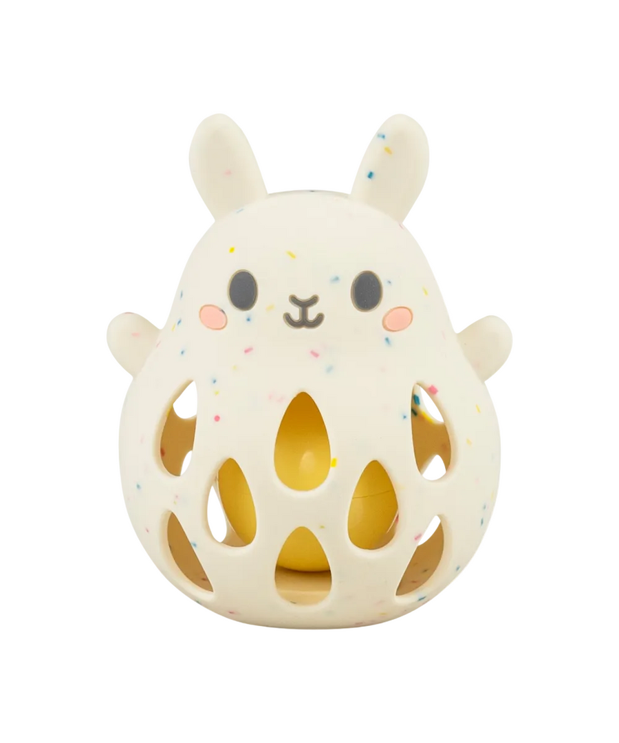 Hochet lapin en silicone de Tiger Tribe adapté pour les enfants dès la naissance
