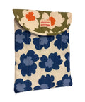 Housse d'ordinateur Hibiscus Mini Kyomo, vue de face sur fond blanc