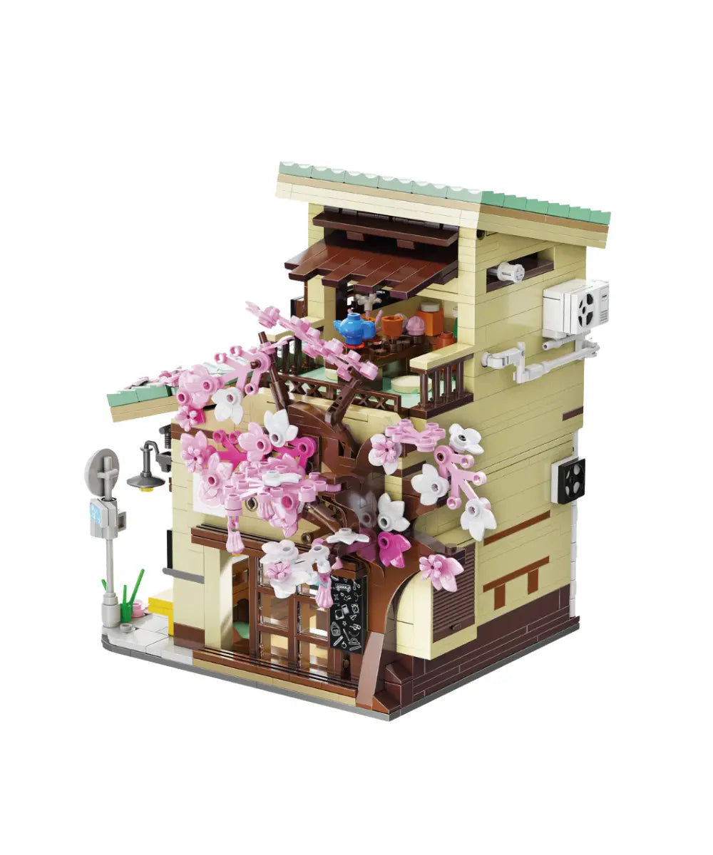 Jeu de construction en Briques L'épicerie japonaise de CaDA - détails