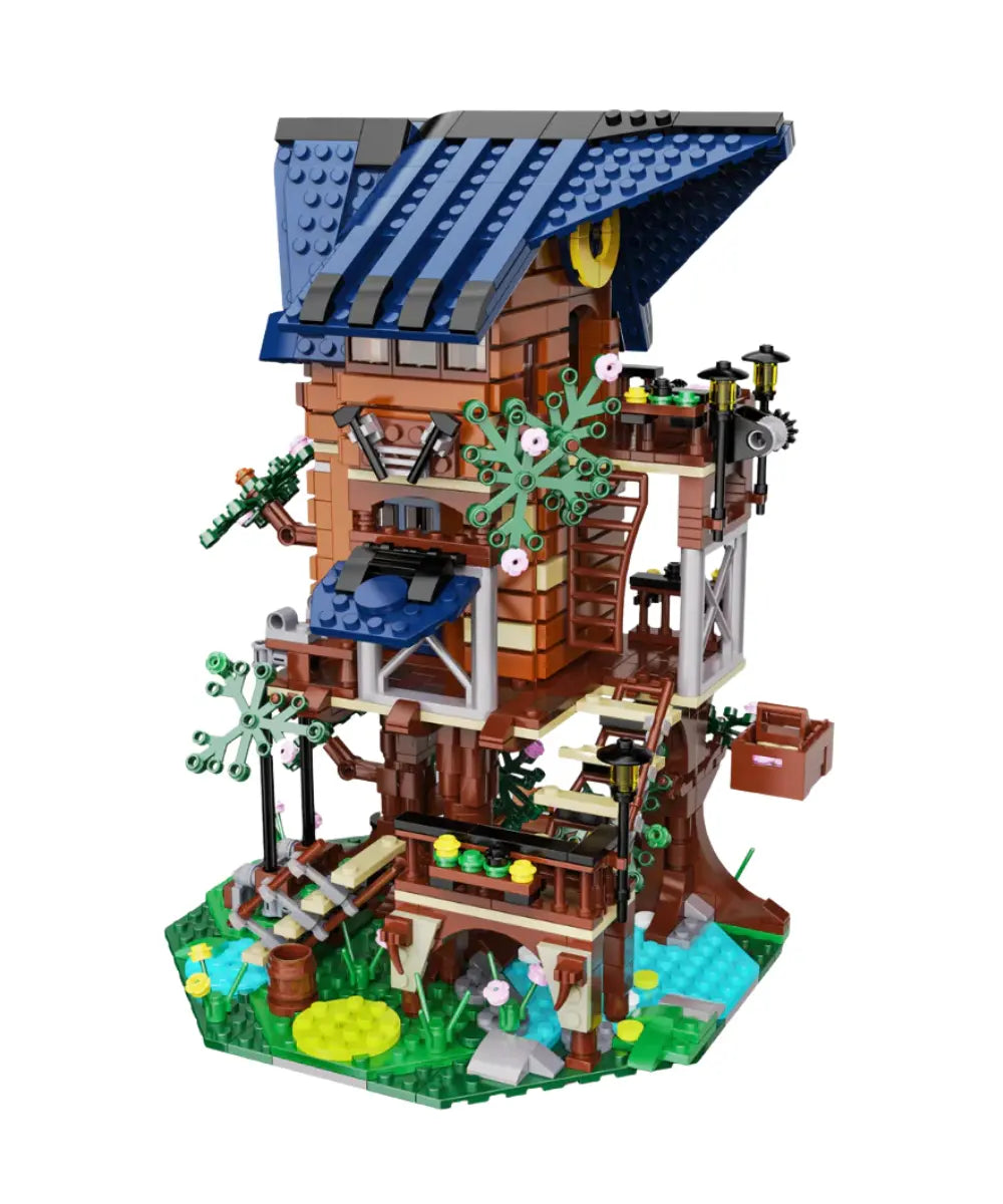 Jeu de construction en briques Maison de l'arbre de CaDA