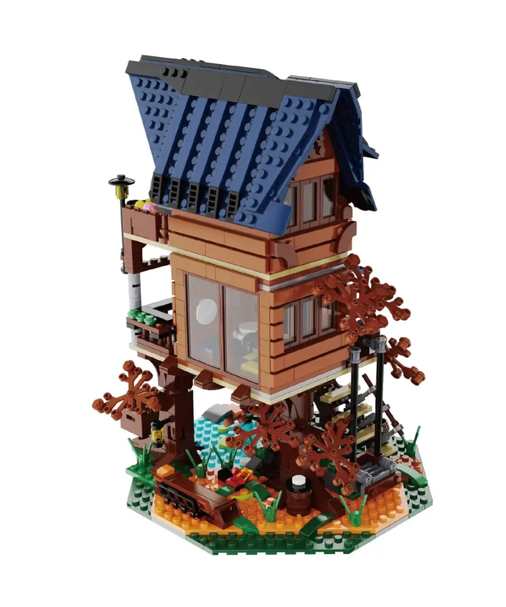 Jeu de construction en briques Maison de l'arbre de CaDA