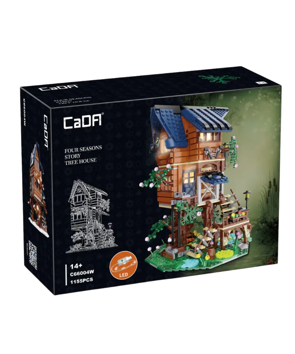 Jeu de construction en briques Maison de l'arbre de CaDA