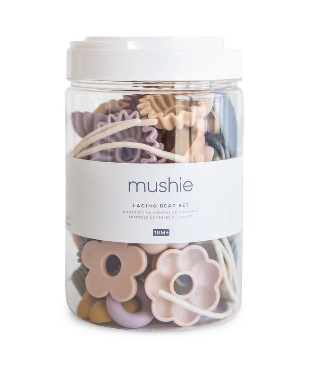 Jeu d'enfilage de perles Mushie