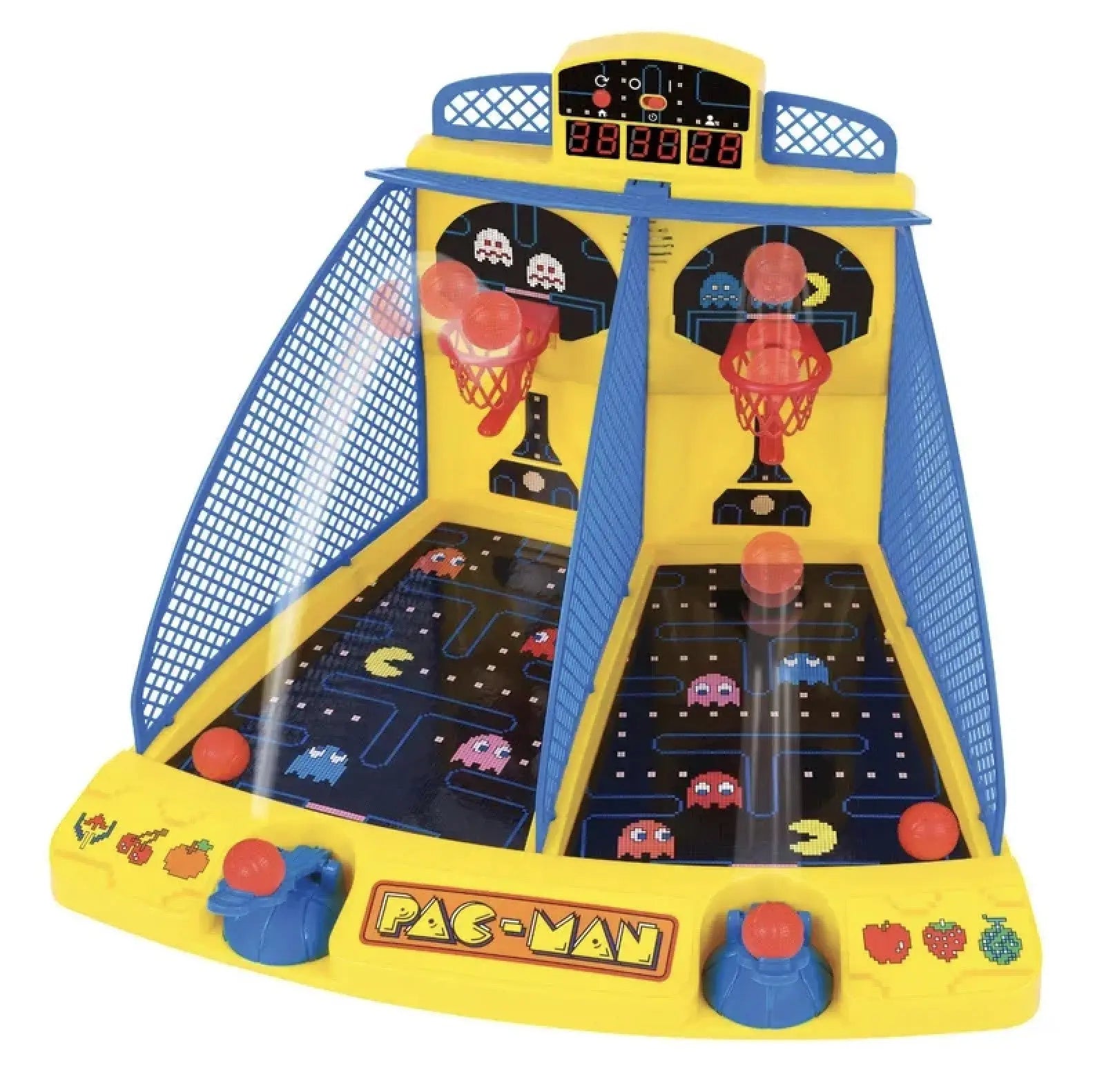 Jeu de Basketball Arcade Pac-Man sur fond blanc
