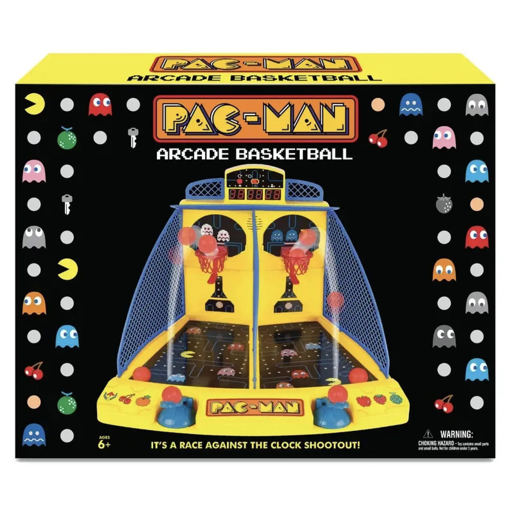 Vue de la boite de la borne d'arcade de Basketball Pac-Man