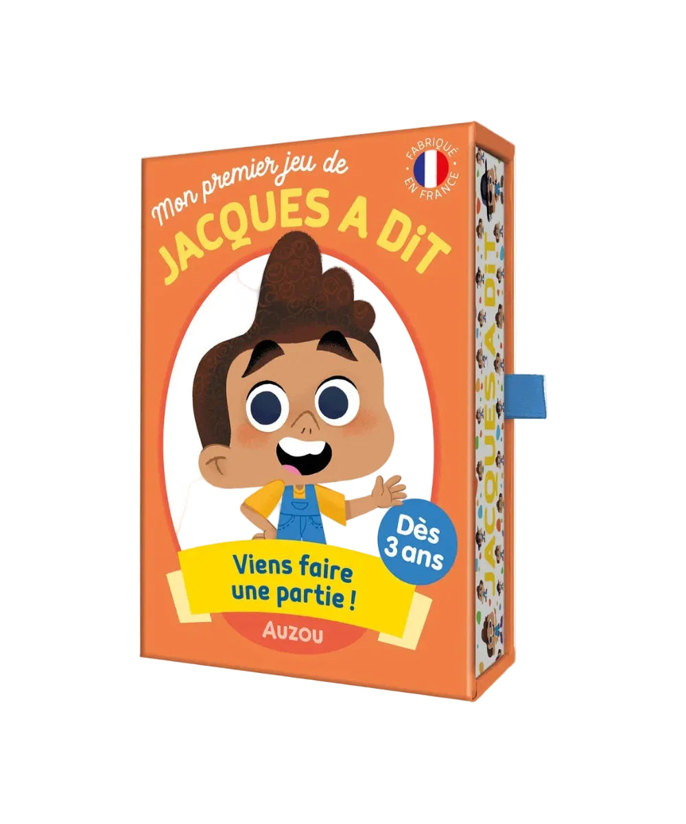 Jeu de Cartes - Mon Premier Jeu de Jacques a Dit de Auzou, parfait pour les enfants à partir de 3 ans