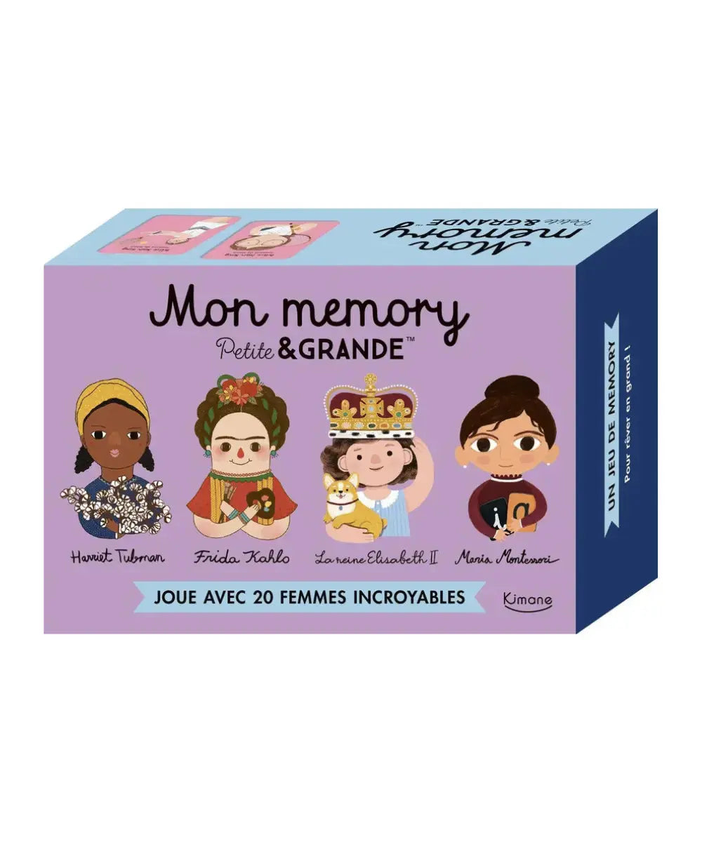 Jeu de société pour enfant Mon Memory Petite & Grande des Editions Kimane
