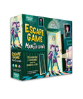 Grand jeu Escape game au manoir hante des éditions Auzou. Un coffret d'énigmes et de cartes pour enfant.