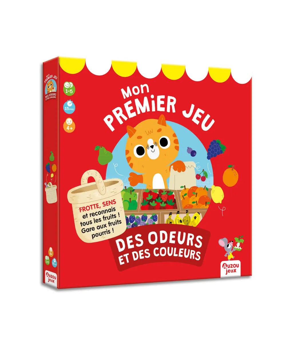 Jeu de société Des odeurs et des couleurs de la marque Auzou