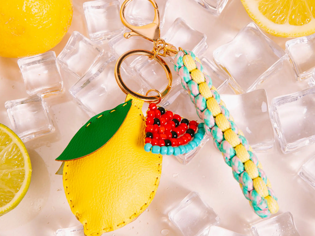 Contenu du kit canette Pshiiit Lemonade pour bag charm citron