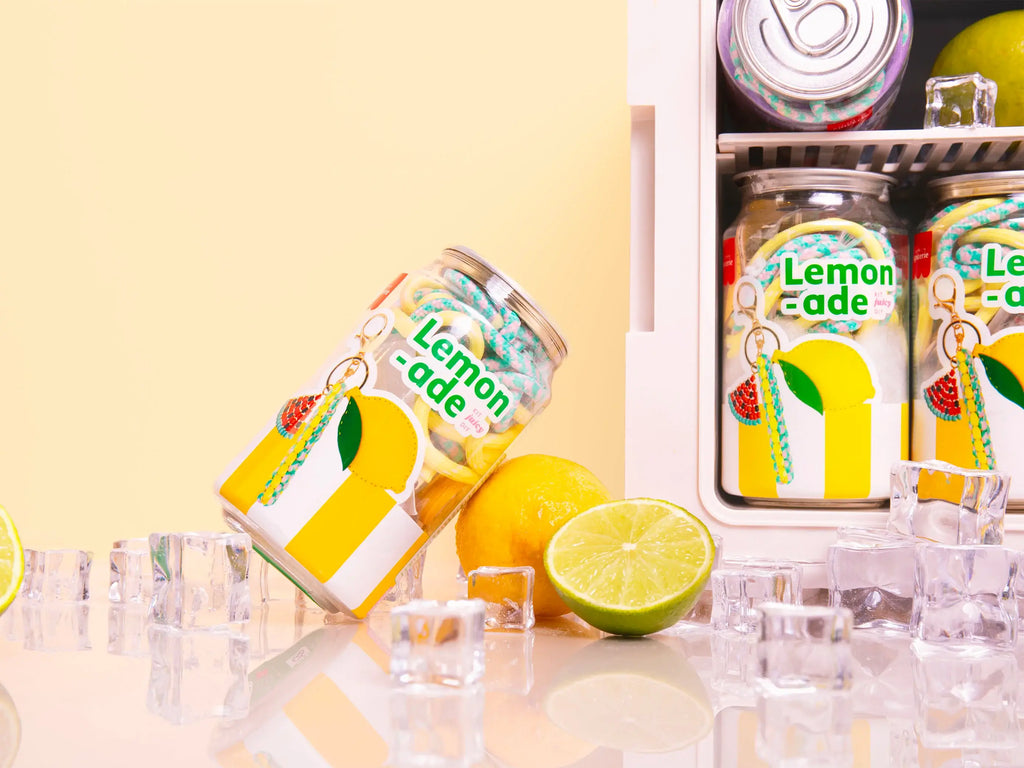 Matériel DIY du bag charm citron Lemonade La Petite Epicerie