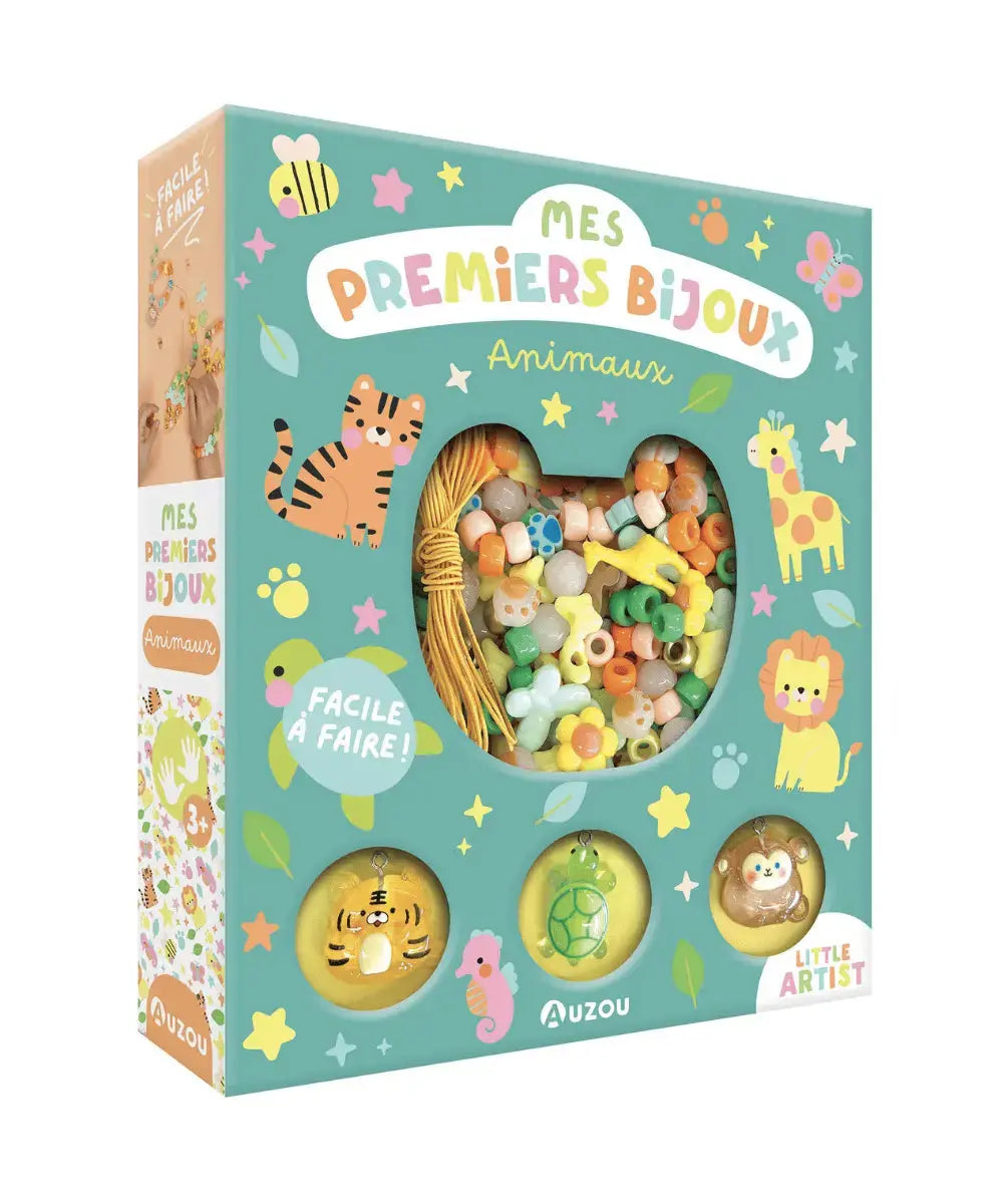 Kit créatif Mes Premiers Bijoux Animaux d'Auzou