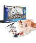 Kit de fouille Pierres Précieuses de la marque Discovery, sur fond blanc