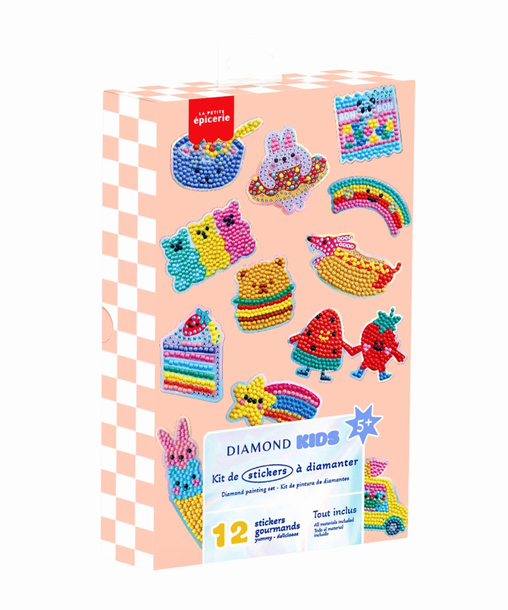 Kit Diamond Painting Kids Stickers Yummy de la marque française La Petite Epicerie