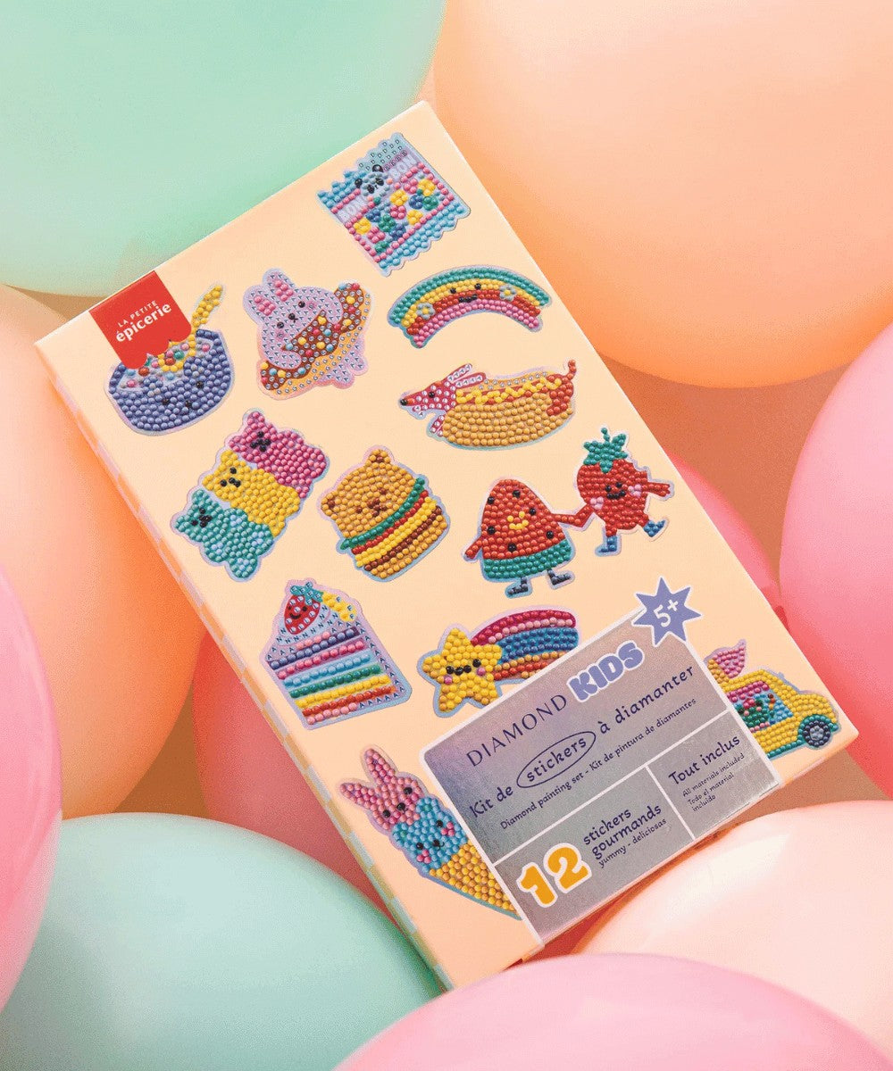 Kit Diamond Painting Kids Stickers Yummy de la marque française La Petite Epicerie