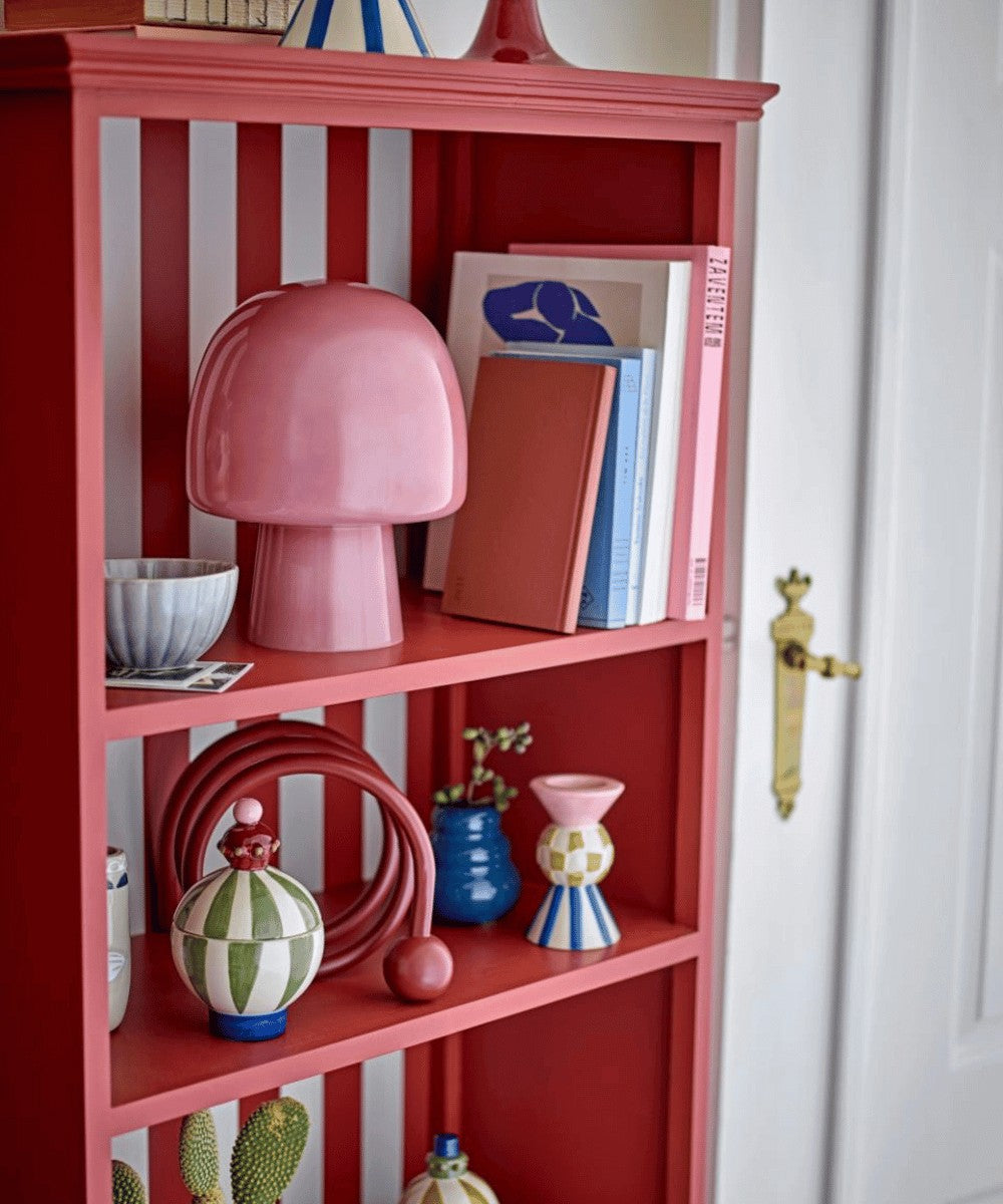 Lampe Champignon en verre Rose Paddy de la marque Bloomingville