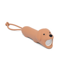 Lampe torche pour enfant en forme de chien brun et de la marque Little L