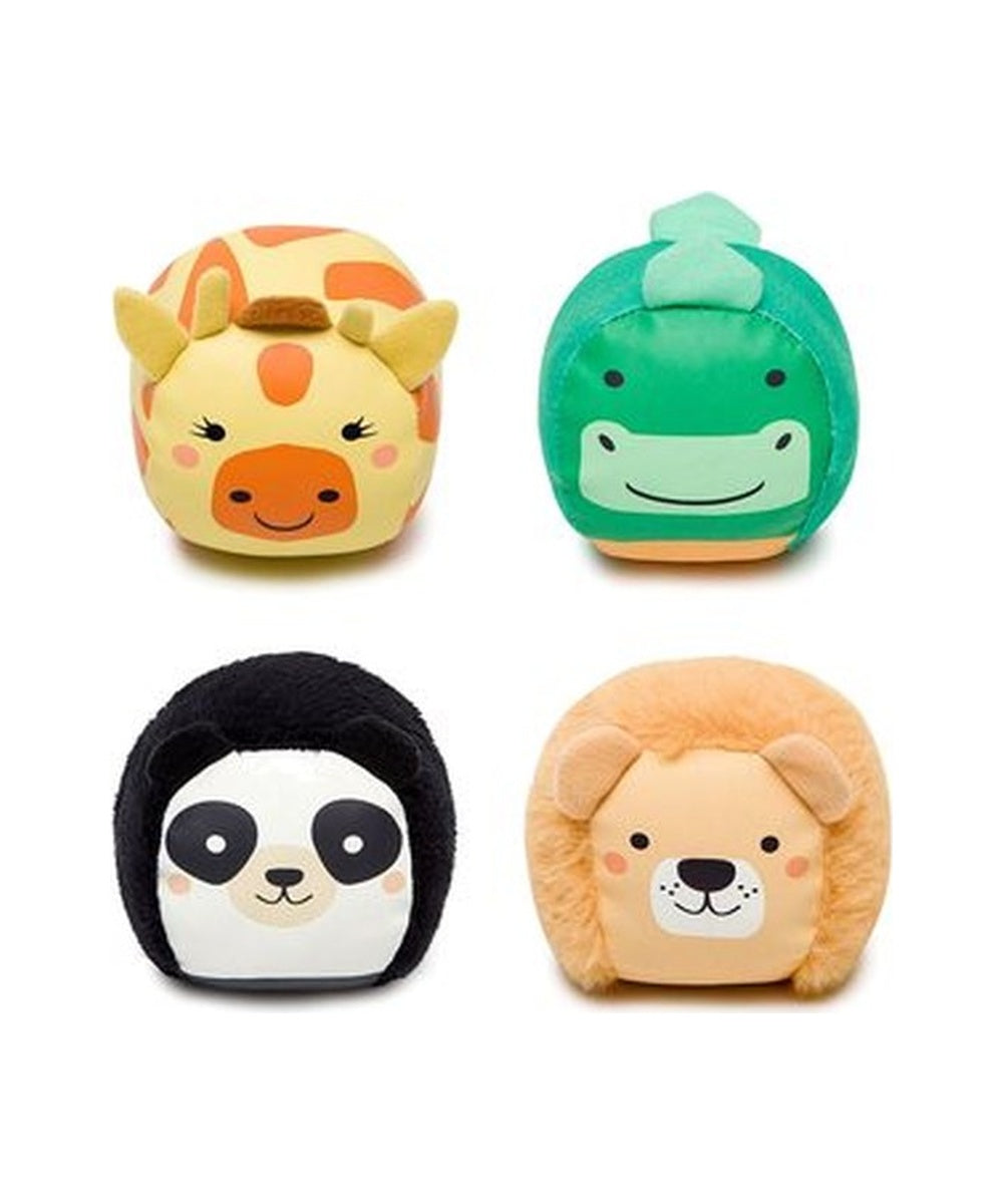 Les Dooballs - Set de 4 balles doudous - Jungle de la marque Little Big Friends, sur fond blanc