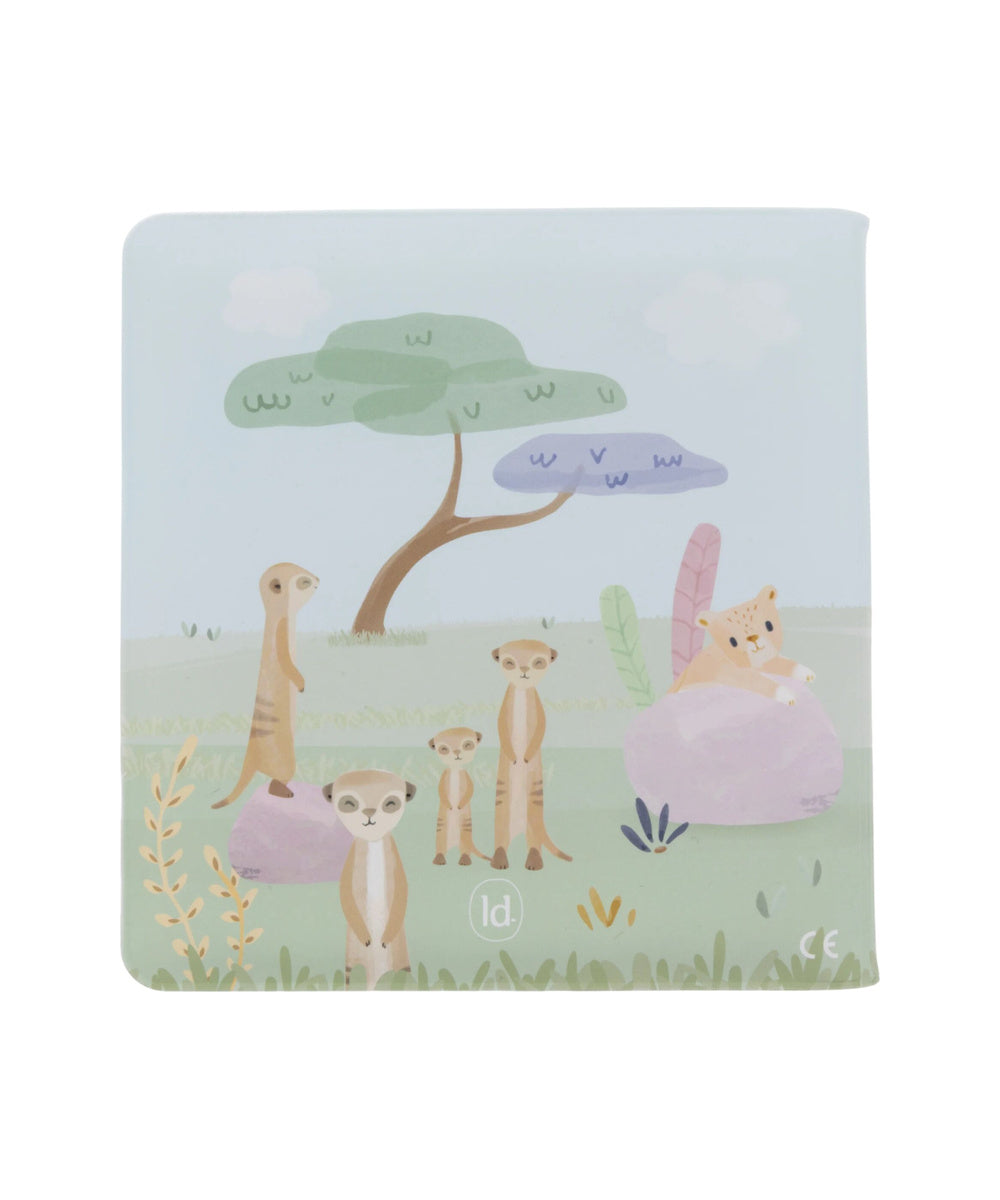Dos du livre de bain Safari Friends de Little Dutch