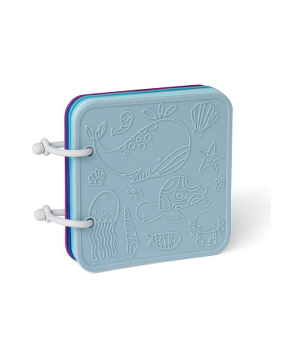 Livre de bain sensoriel bleu de Little L