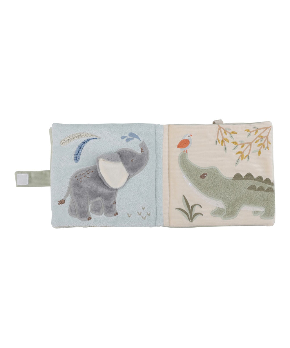 Livre tissu d'activités - Safari Friends de Little Dutch