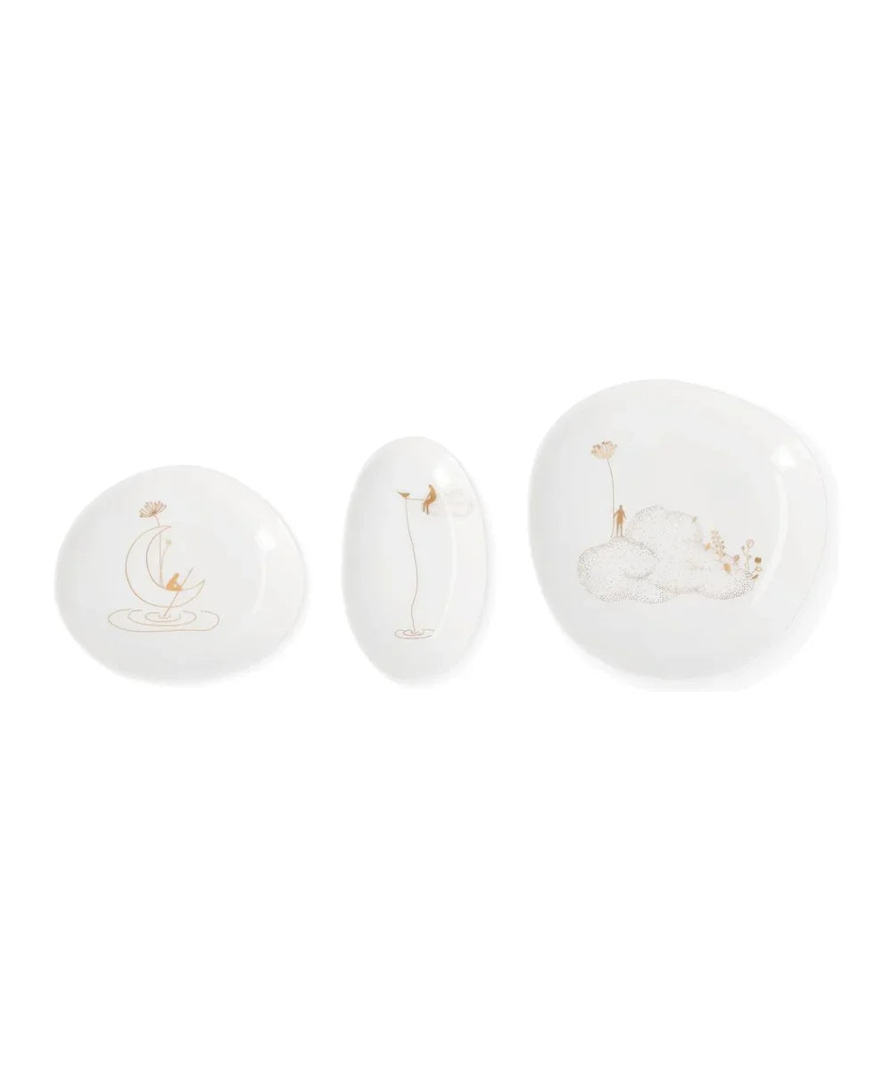 Vue produit de Lot de 3 coupelles Jardin céleste de la marque Räder, sur fond blanc