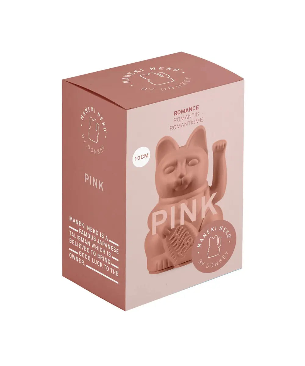 Packaging du Lucky Cat Maneki Neko Rose Romance de Donkey