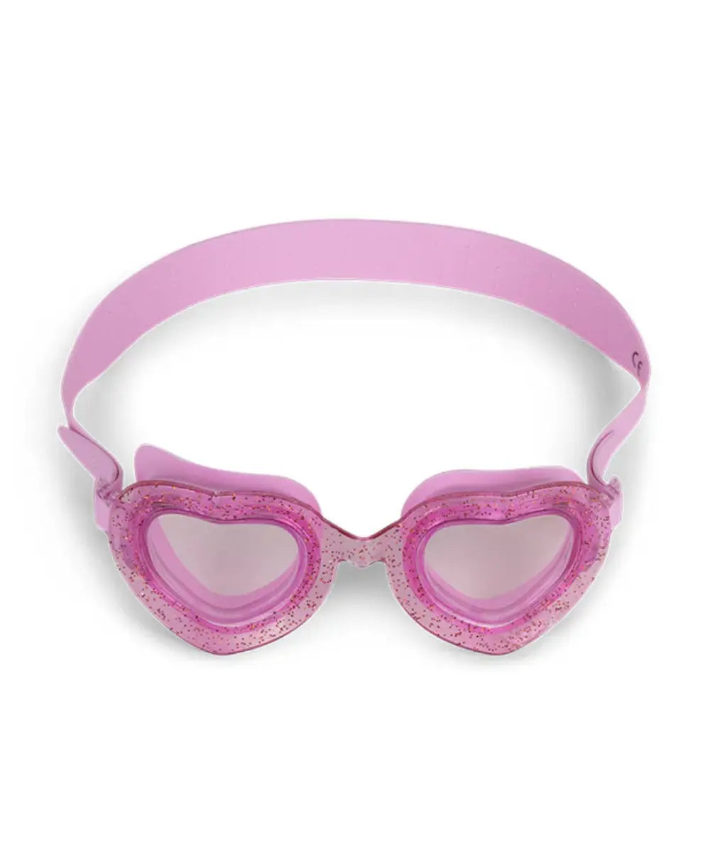 Lunettes de natation pour enfant Coeurs à Paillettes de la marque Swim Essentials