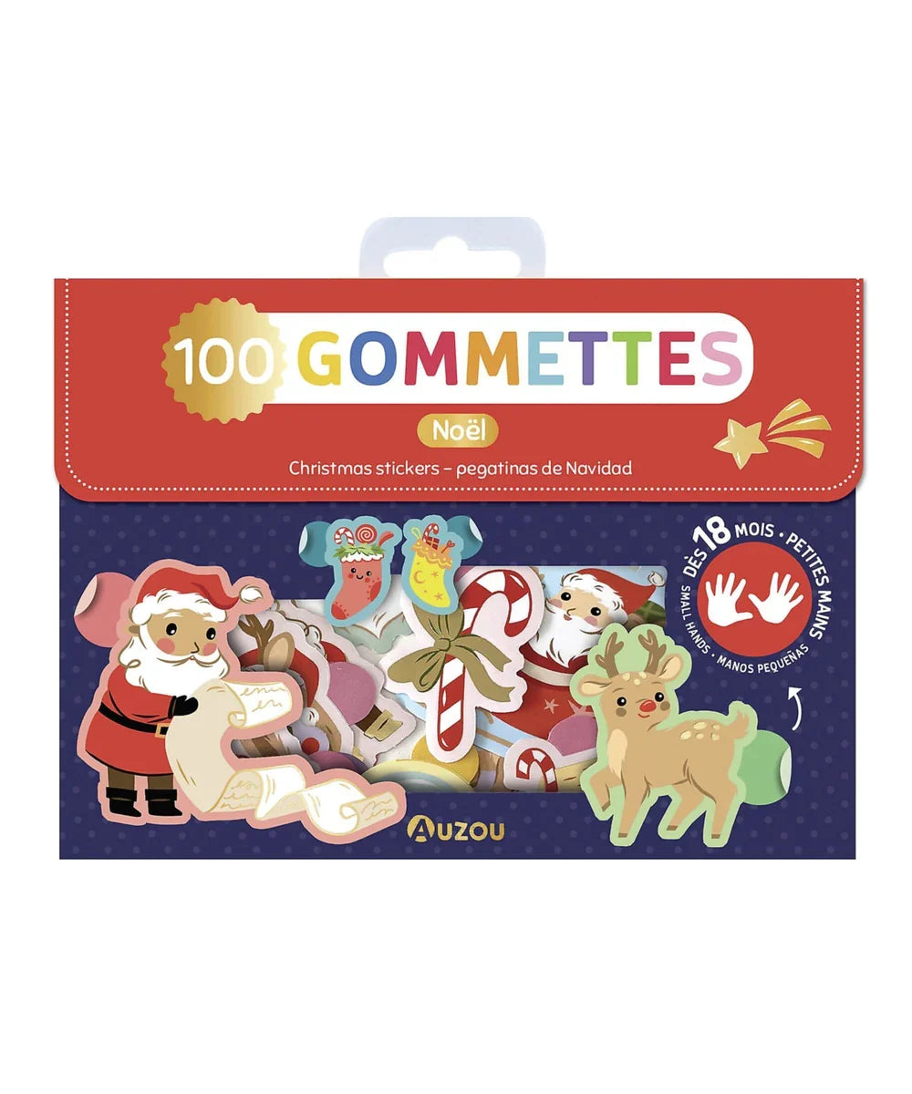 Ma Pochette de 100 Gommettes - Noël — Auzou — couverture du produit