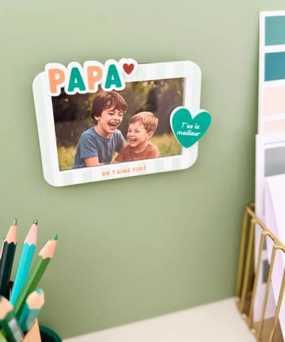 Cadre magnétique Papa de la marque Print Your Love